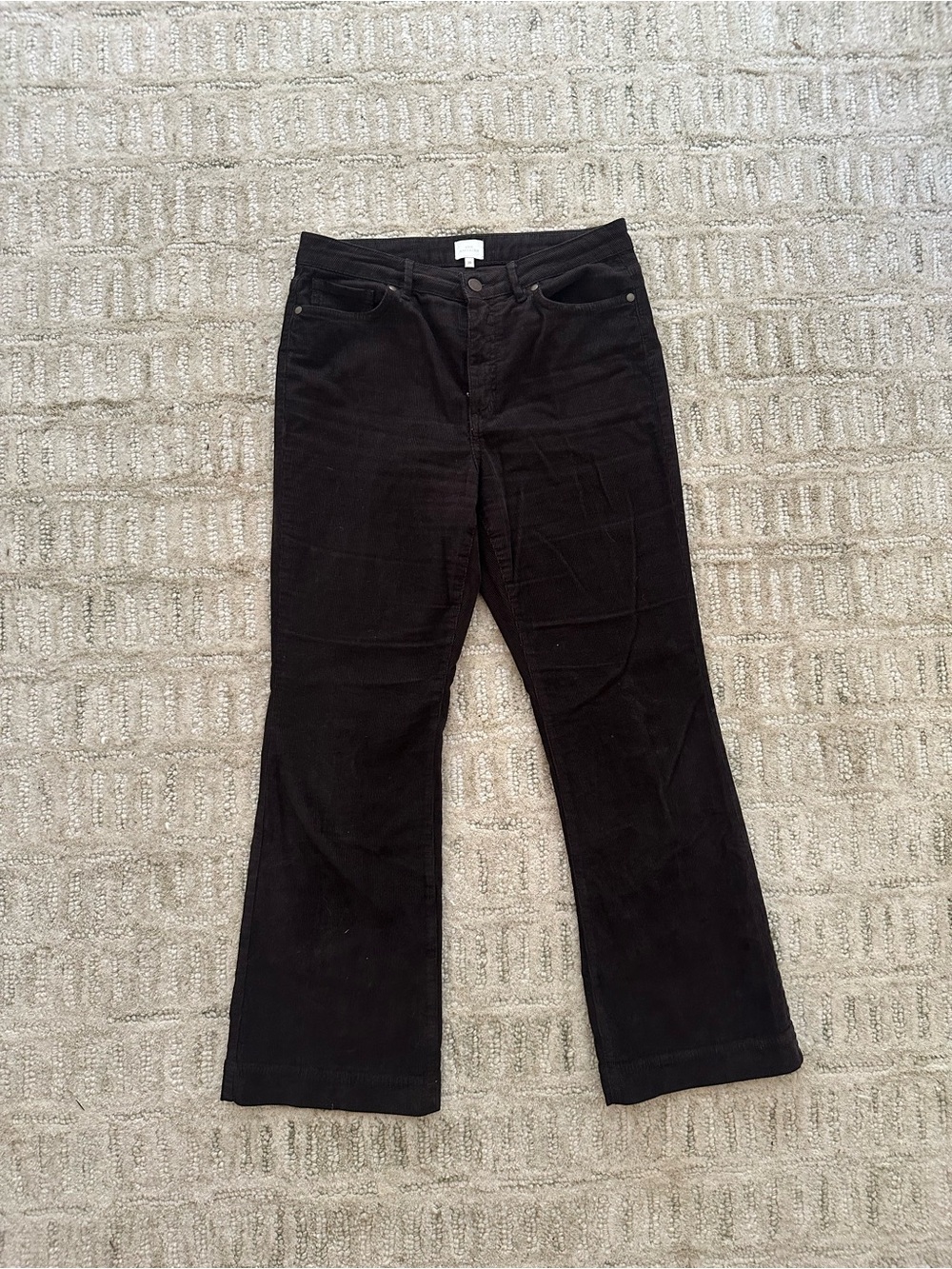 Ann Mashburn Dark Brown Corduroy—Waist 29